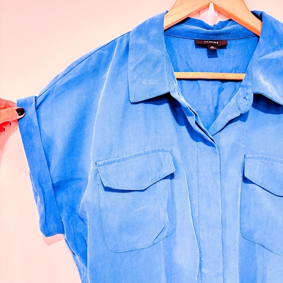 ALFANI Teal jumpsuit - Picture 3 of 9